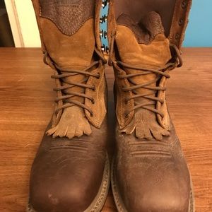 wolverine square steel toe boots